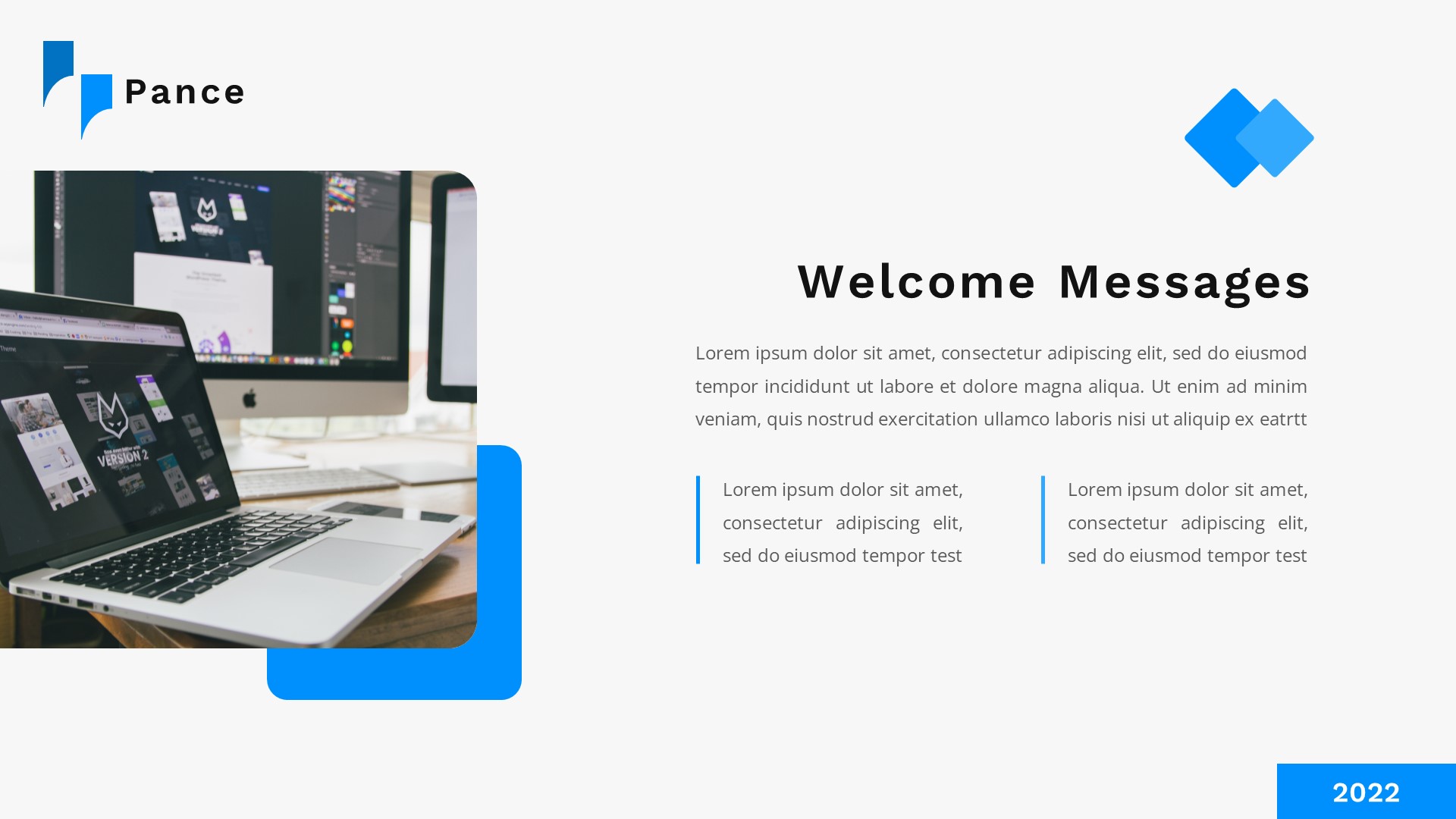 Pance - Business Pitch Deck Powerpoint Template, Presentation Templates