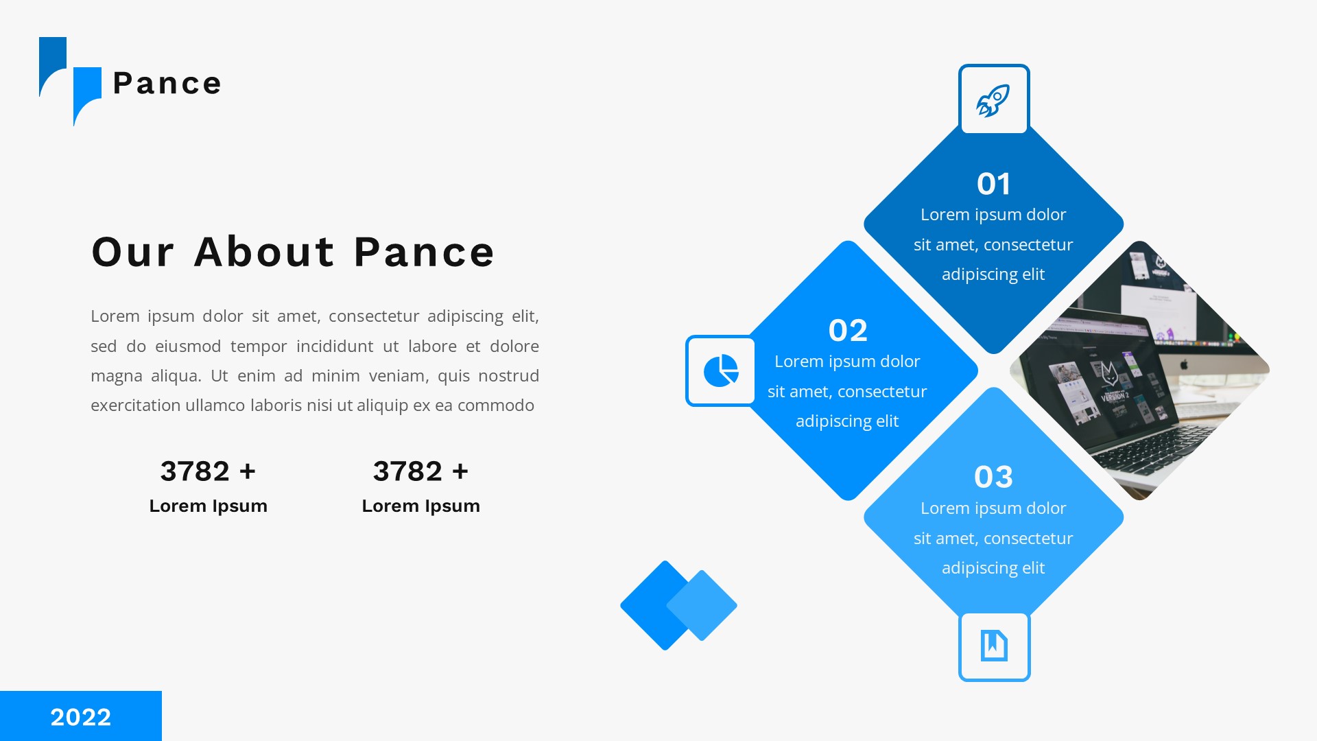 Pance - Business Pitch Deck Powerpoint Template, Presentation Templates
