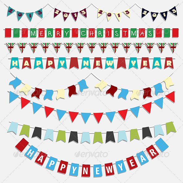 Christmas bunting - Christmas Seasons/Holidays