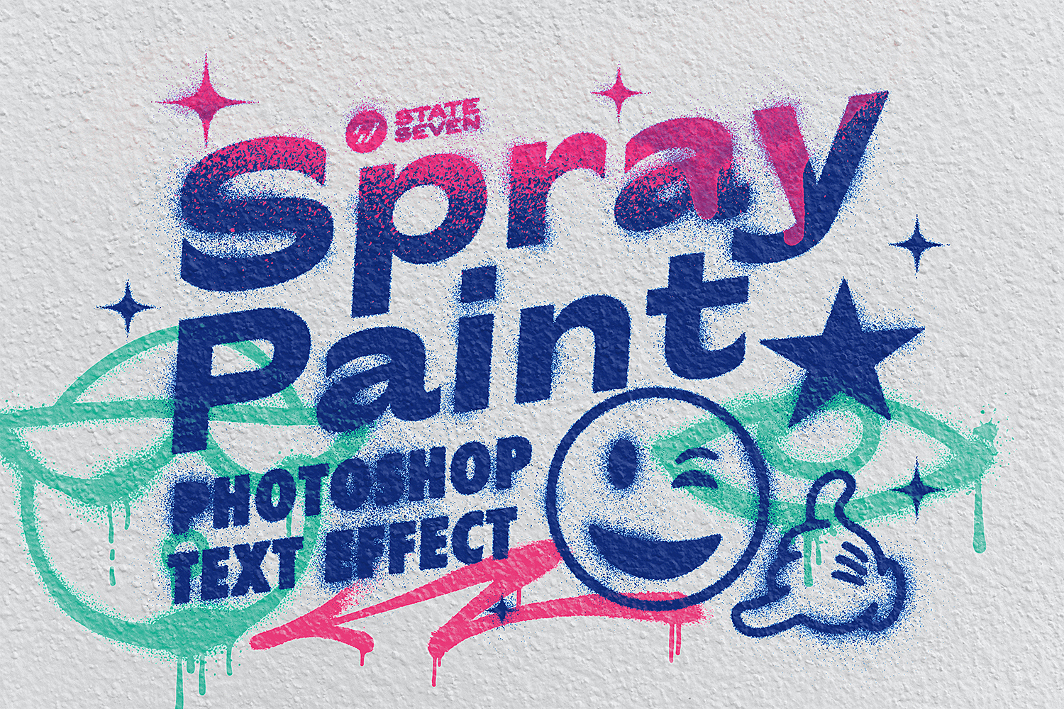 Spray Paint Photoshop Action, Add-ons