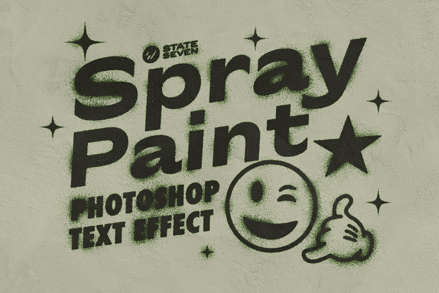 Spray Paint Text Effect, Addons GraphicRiver