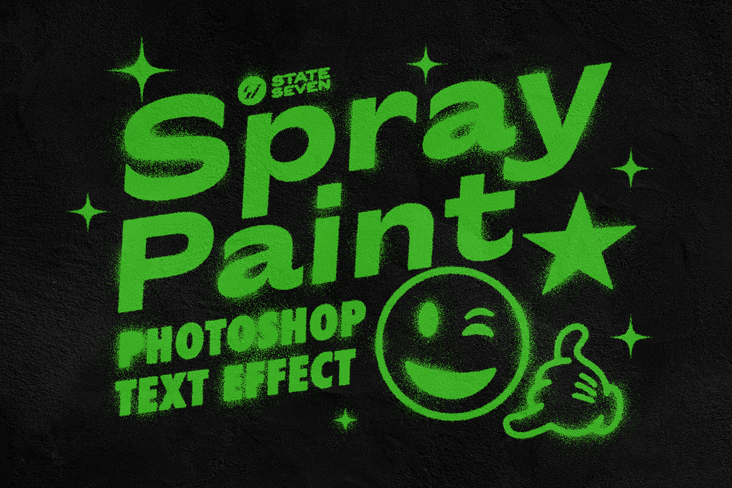 Spray Paint Text Effect, Addons GraphicRiver