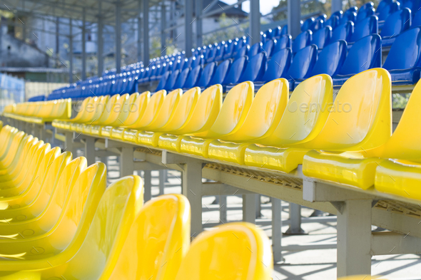 rows of chairs - Stock Photo - Images