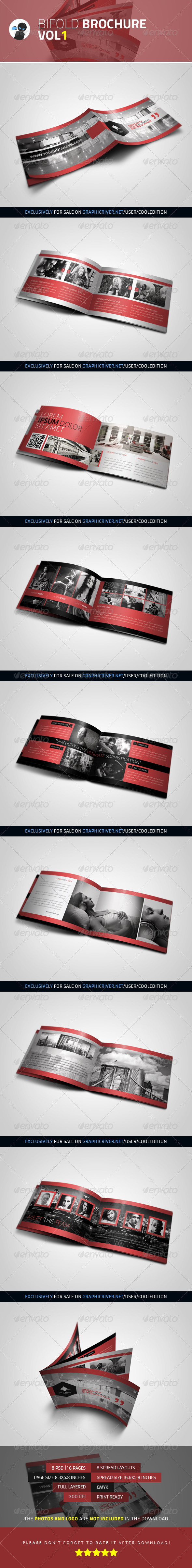 Bifold Brochure - VOL1 - Brochures Print Templates