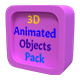 3D Animated Objects Pack - VideoHive Item for Sale