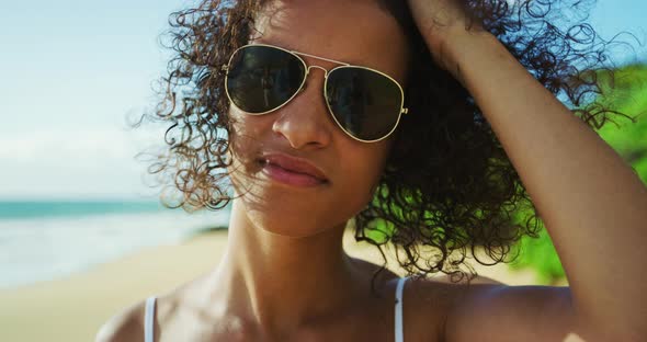 Portrait of Beauitful Young Woman