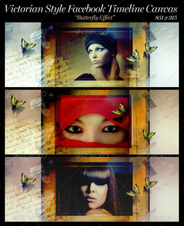 Victorian Style FB Timeline Canvas - Facebook Timeline Covers Social Media