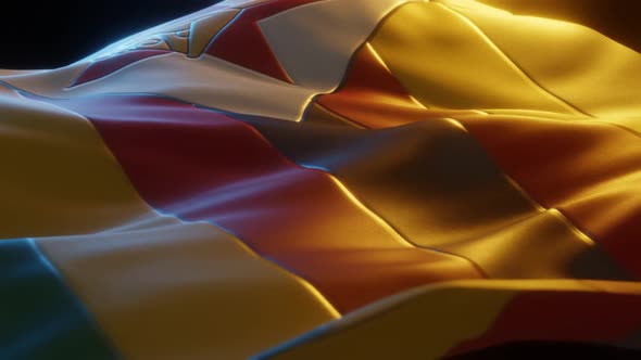 Zimbabwe - Stylized Flag alt