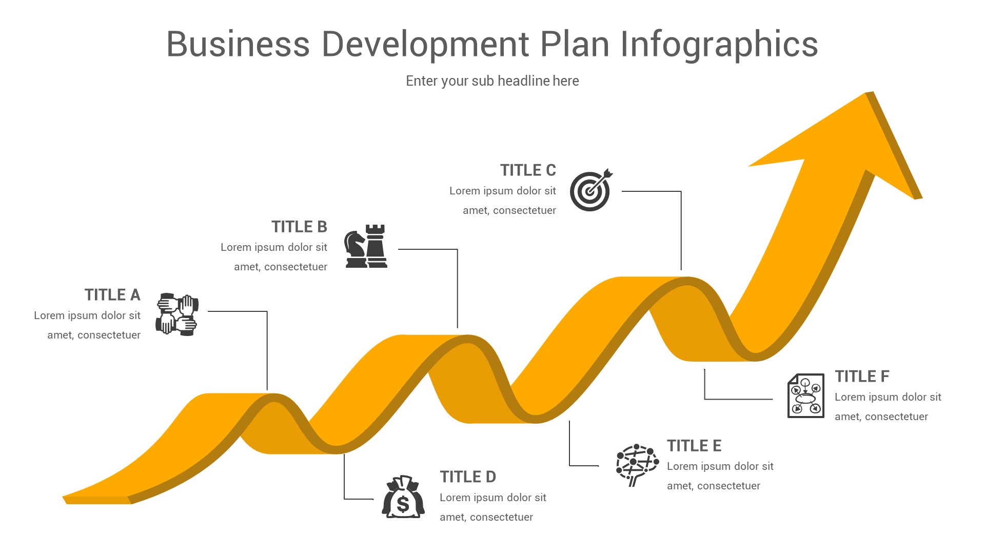 Business Development Plan Infographics Powerpoint Template, Presentation Templates