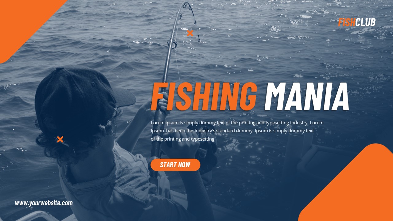 Fishing Mania Google Slide Template, Presentation Templates | GraphicRiver
