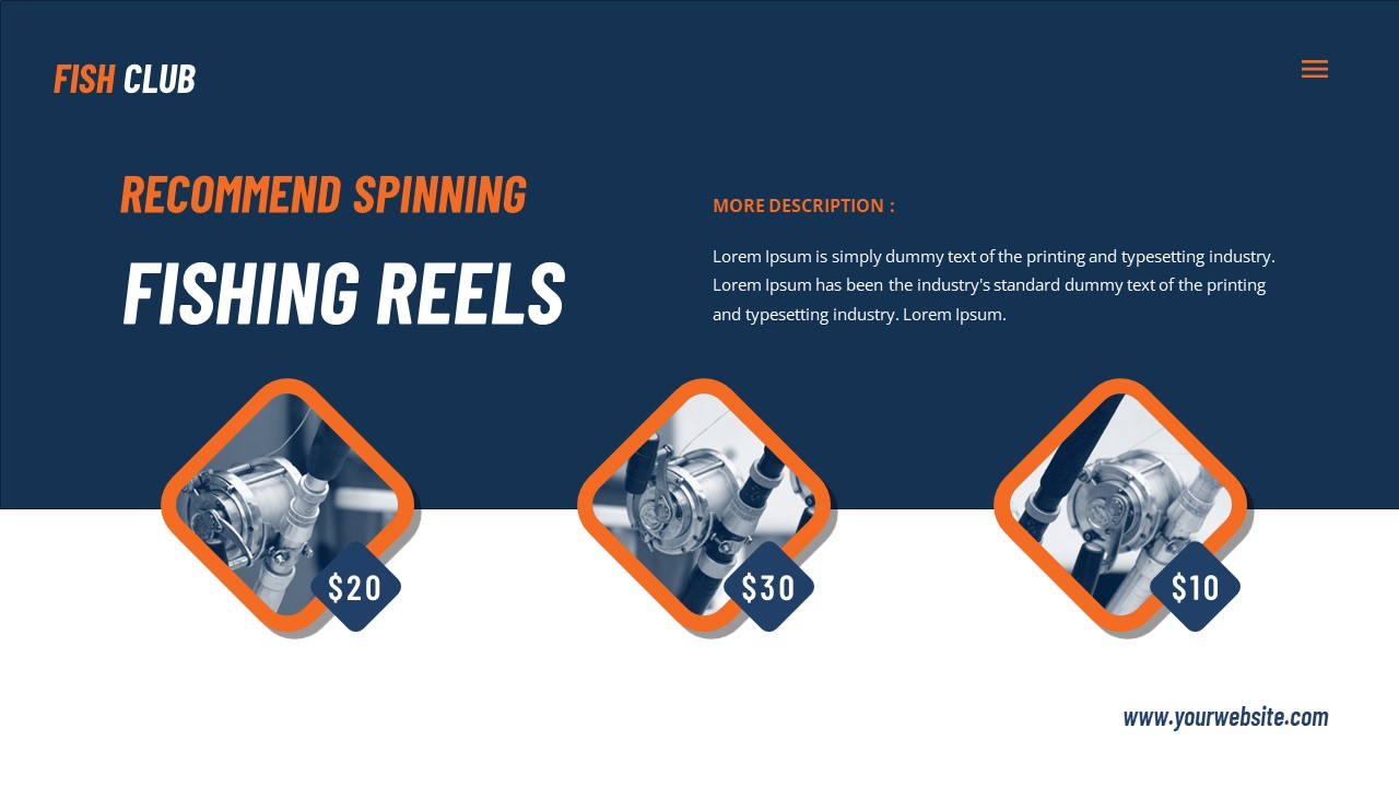 Fishing Mania Google Slide Template, Presentation Templates | GraphicRiver