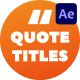 Text Quote Pack - VideoHive Item for Sale
