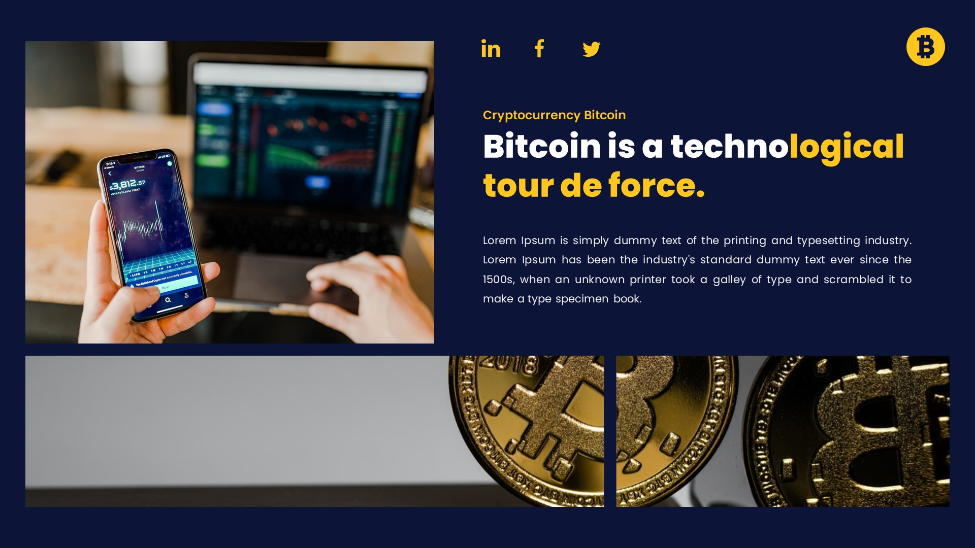 Bitcuan - Cryptocurrency Bitcoin Keynote Template, Presentation Templates