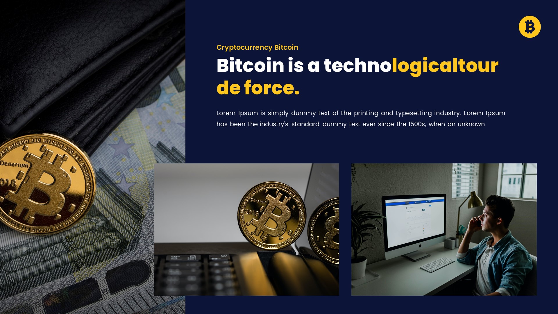 Bitcuan - Cryptocurrency Bitcoin Keynote Template, Presentation Templates