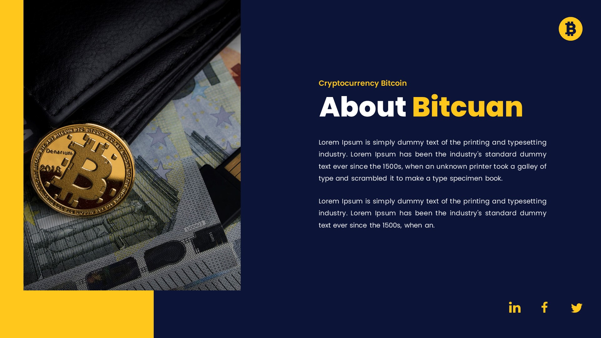 Bitcuan - Cryptocurrency Bitcoin Keynote Template, Presentation Templates