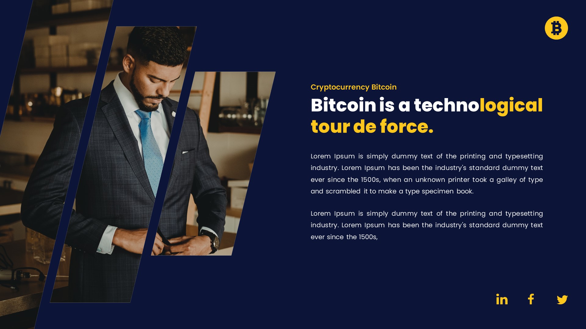 Bitcuan - Cryptocurrency Bitcoin Keynote Template, Presentation Templates