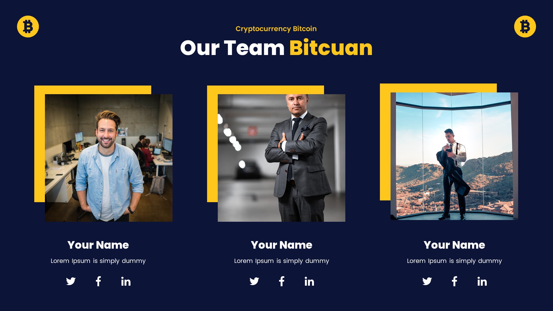 Bitcuan - Cryptocurrency Bitcoin Google Slides Template, Presentation ...
