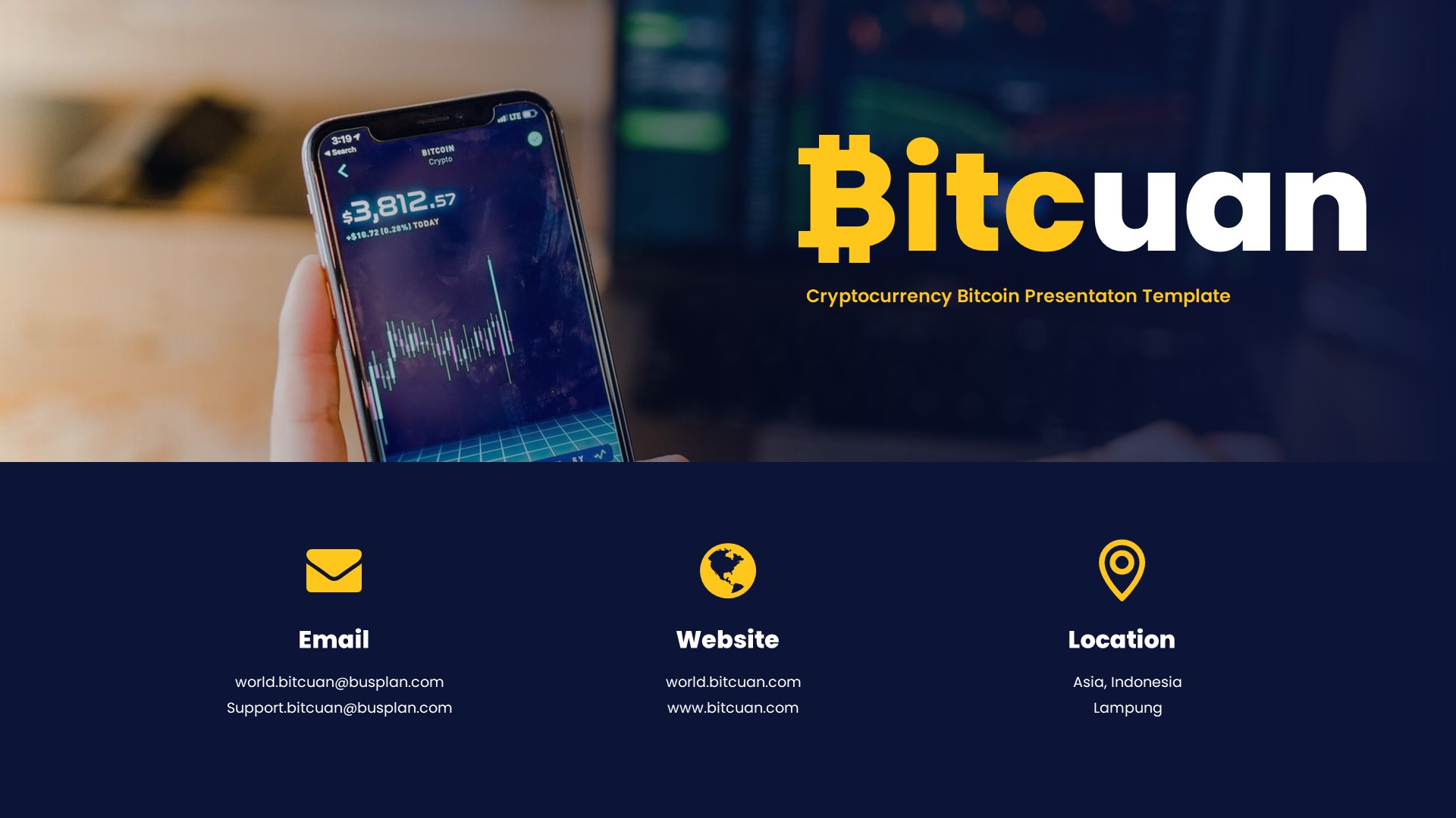 Bitcuan - Cryptocurrency Bitcoin Google Slides Template, Presentation ...