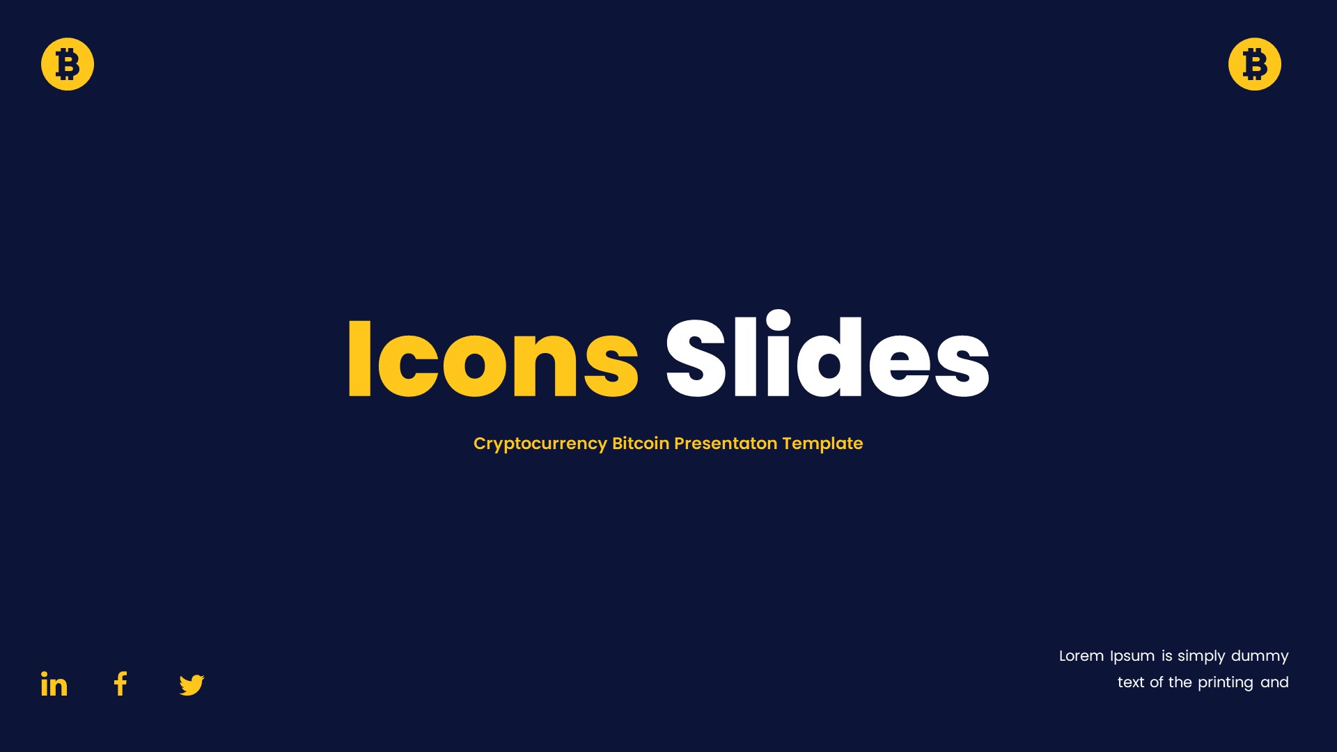Bitcuan - Cryptocurrency Bitcoin Google Slides Template, Presentation ...