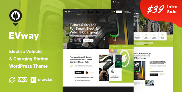 EVway – Electric Vehicle & Charging Station WordPress Theme