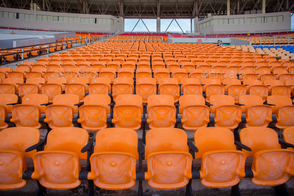 Stadium and seat - Stock Photo - Images