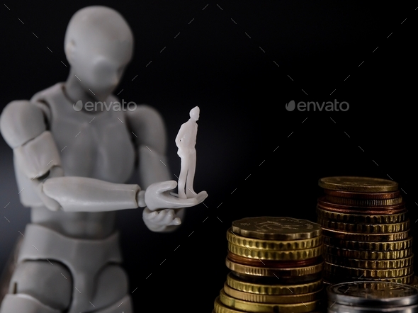 Artificial intelligence in financial activities - Stock Photo - Images