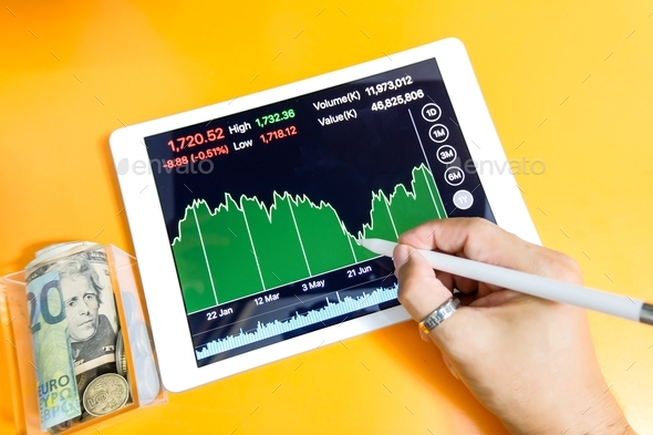 Trading with technology - Stock Photo - Images