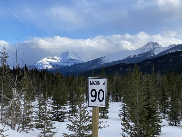 Speed limit - Stock Photo - Images