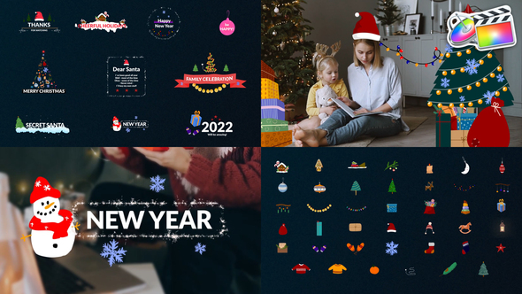 Christmas Titles And Animations for FCPX