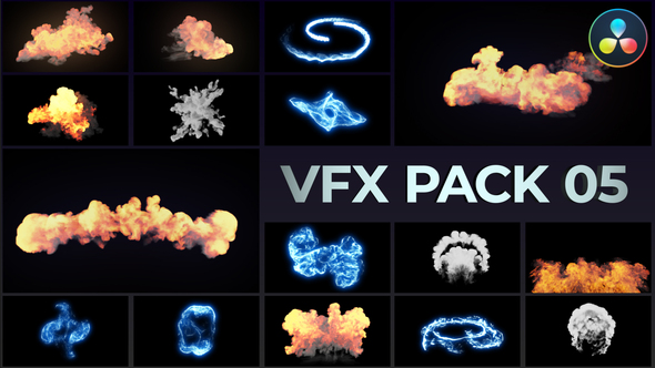 VFX Elements Pack 05 for DaVinci Resolve