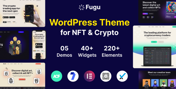 Fugu – NFT & Crypto WordPress Theme
