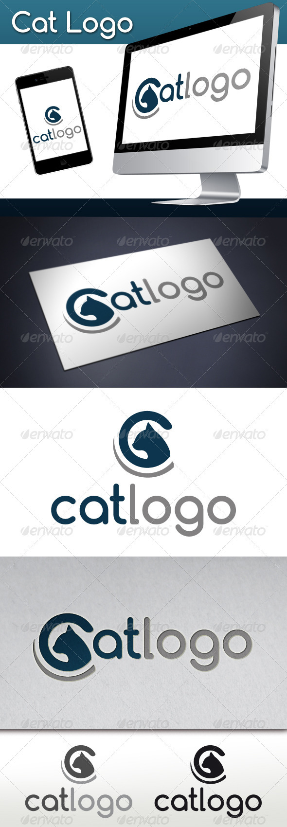 Cat Logo - Animals Logo Templates