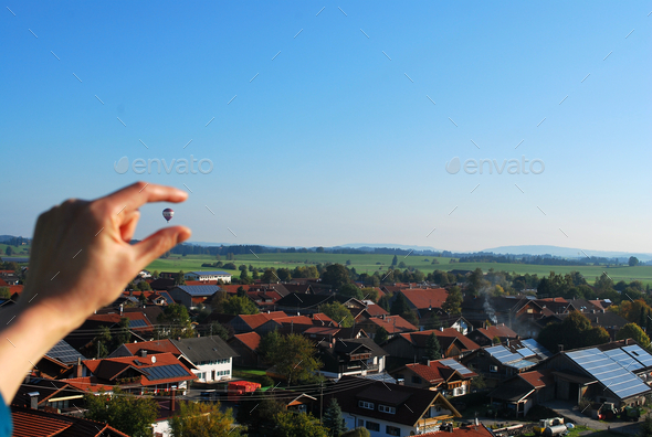 The sky in your hand - Stock Photo - Images