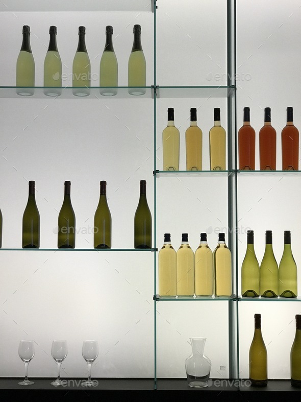 Bottle displays - Stock Photo - Images