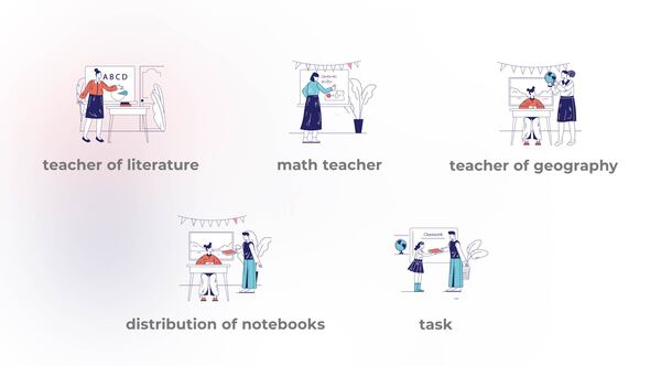 School teacher - Flat concepts (MOGRT)