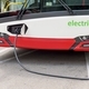 Closeup of electric bus of public transport at the charging station - PhotoDune Item for Sale