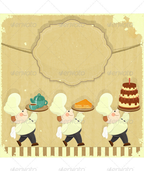 Cafe Menu Card - Food Objects