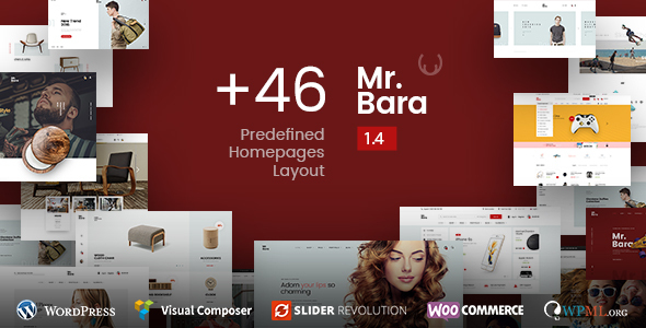 Mr.Bara - Responsive Multi-Purpose eCommerce WordPress Theme