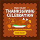 Thanksgiving Celebration Day Banners Ad