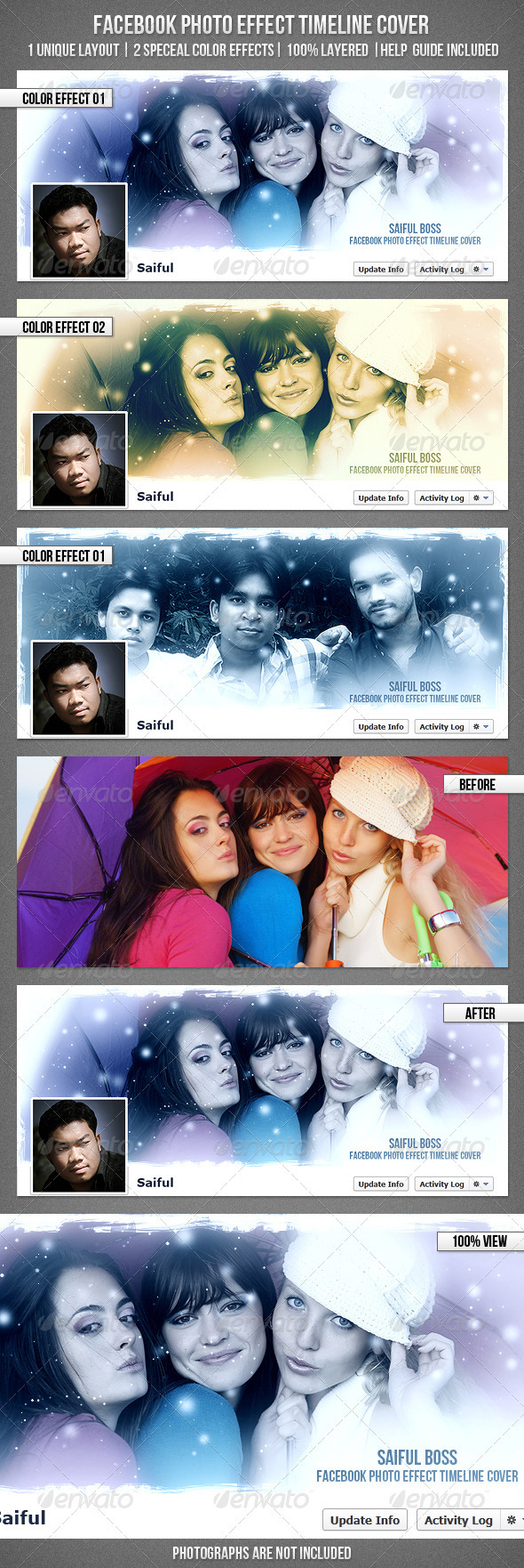 FB Photo Effect Timeline Cover - Facebook Timeline Covers Social Media