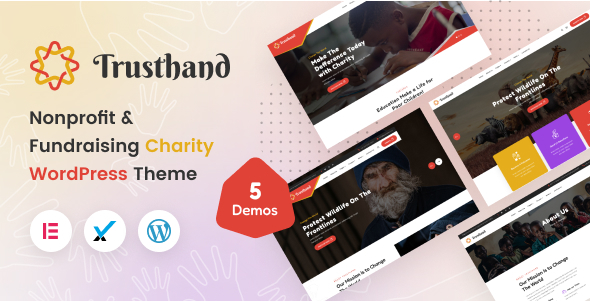 Trusthand – Charity WordPress  Theme + RTL