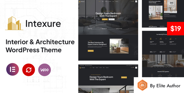 Intexure – Interior Design And Architecture WordPress Theme