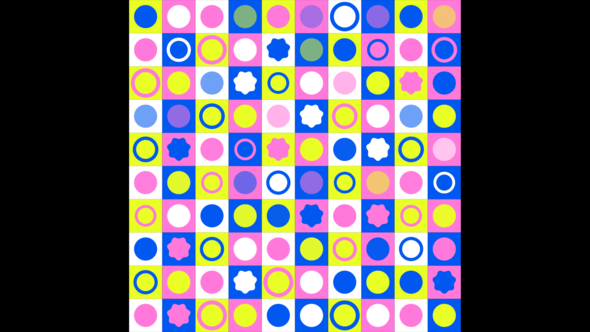 Square Texture Kids Colorful Polkadot Pattern Background Blink Trippy Chaotic Chaos Stripe Diwali
