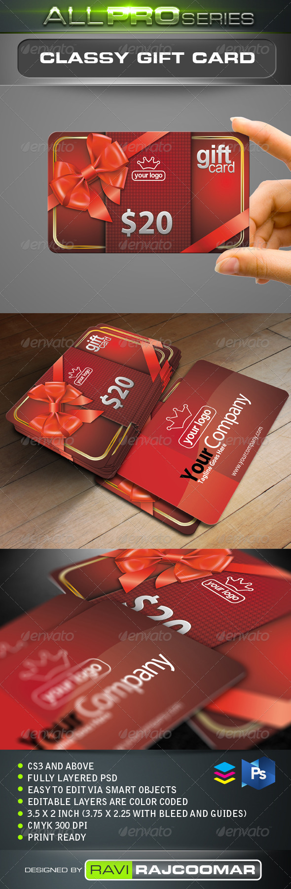 Classy Gift Card - Loyalty Cards Cards & Invites