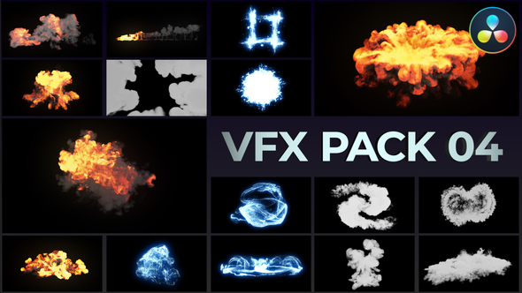 VFX Elements Pack 04 for DaVinci Resolve