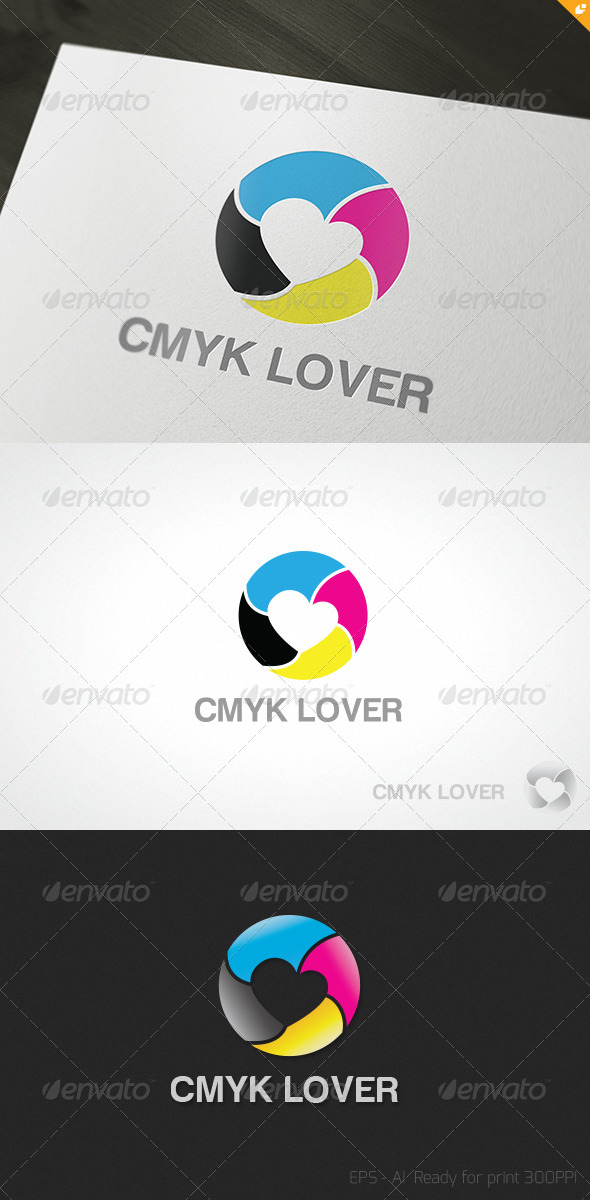 CMYK Lover Logo - Objects Logo Templates