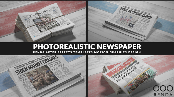 Newspaper Photorealistic
