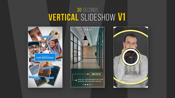 Vertical Slideshow v1 | Premiere Pro