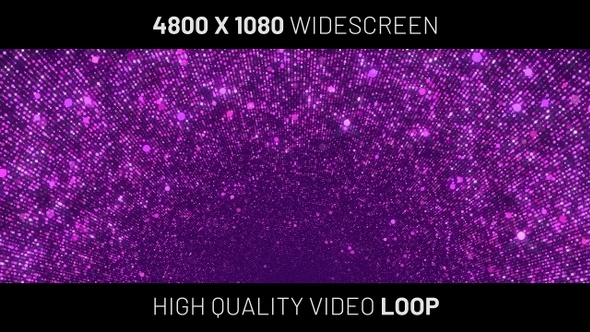 Purple Particles Widescreen Background