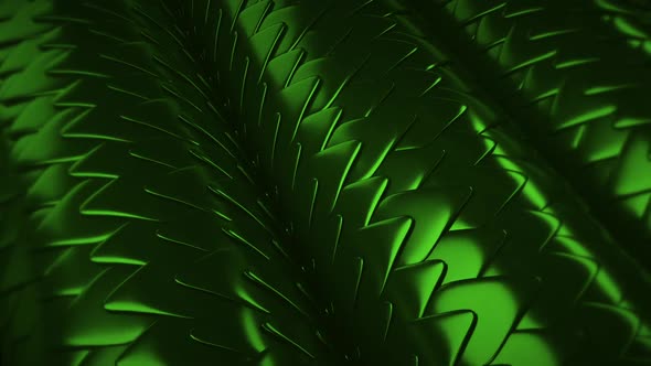 Rolling 3d Patterns Abstract Green Background